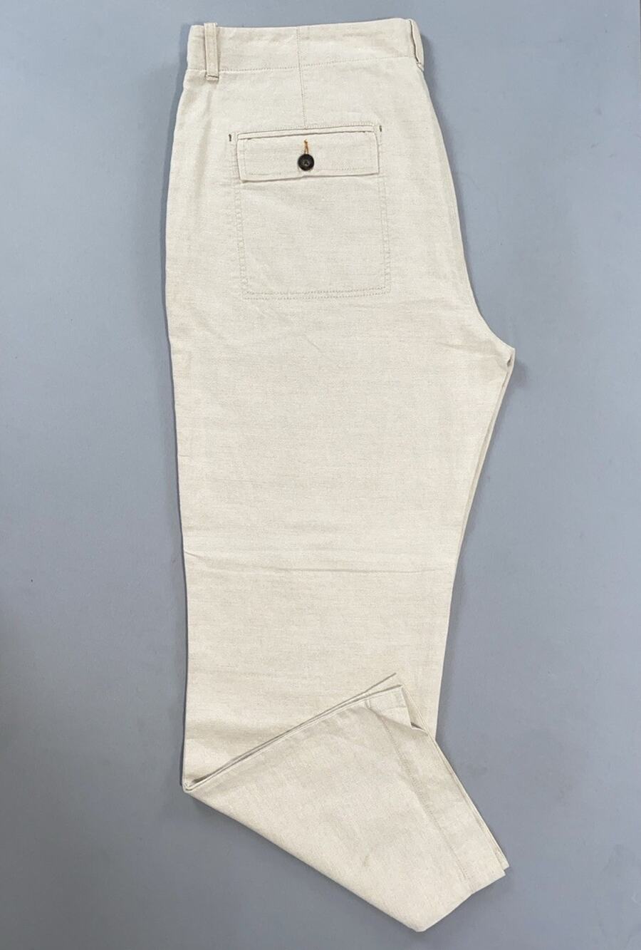 Tommy Bahama Vintage Indigo Palms 'Classic Chino' Linen Blend Pants. 40X32, MINT
